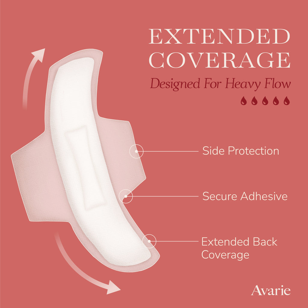 Avarie Heavy Flow Menstrual Pads