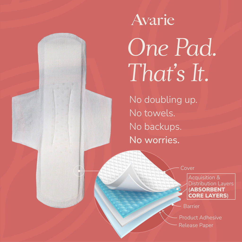 Avarie Heavy Flow Menstrual Pads