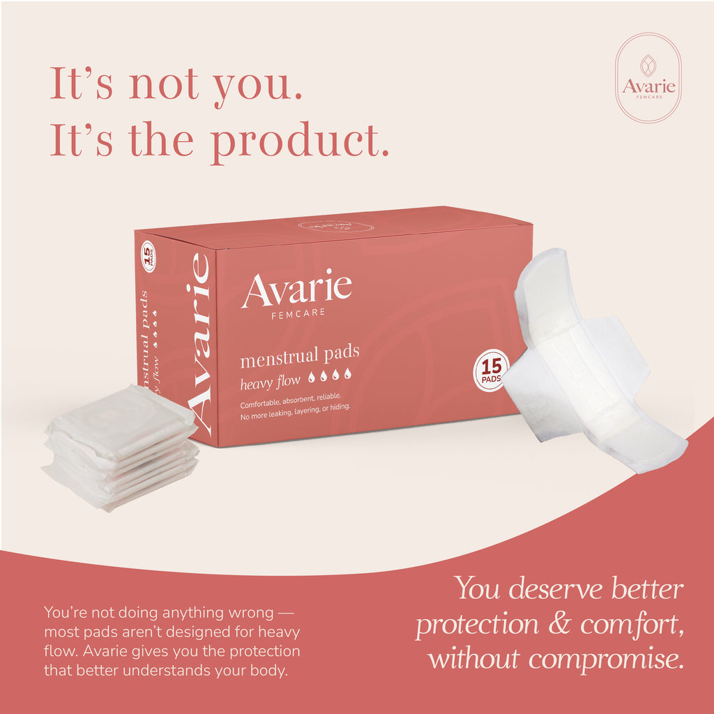 Avarie Heavy Flow Menstrual Pads